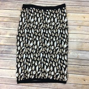 Bongo animal print sweater pencil skirt
